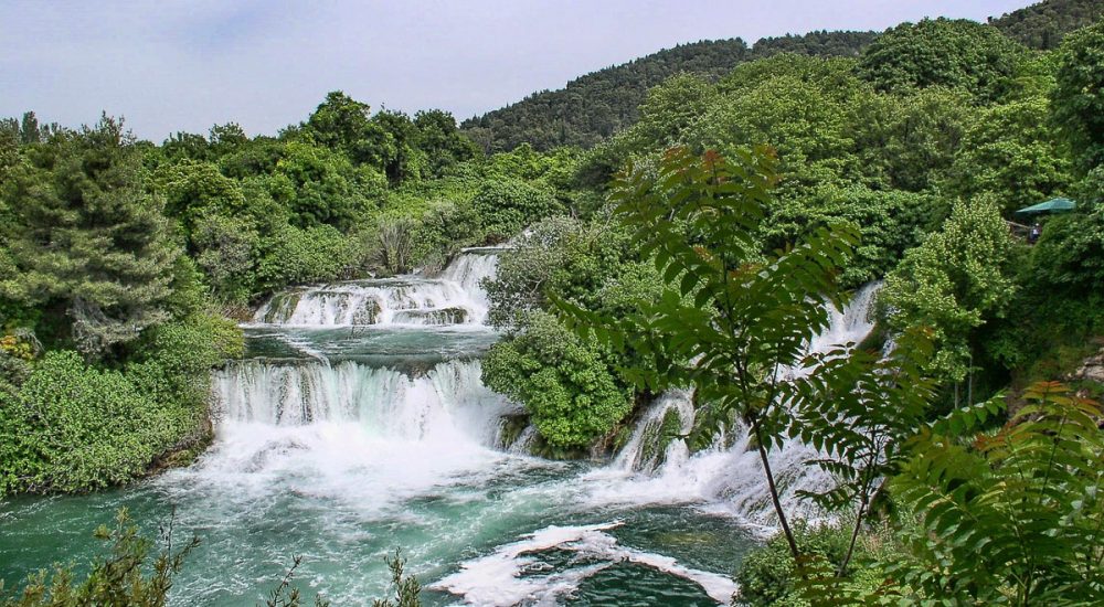 Krka nacionalinis parkas krioklys