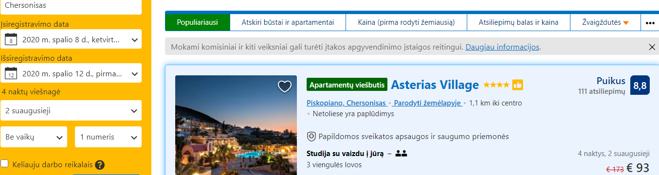 Viešbutis Kretos sala