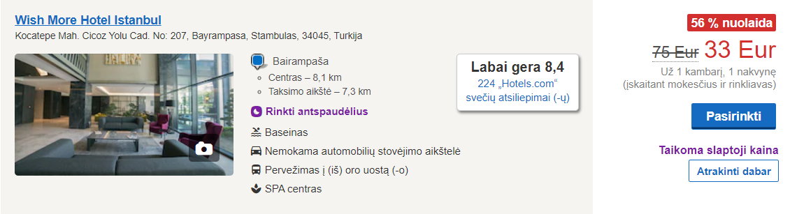 Viešbutis Stambulas