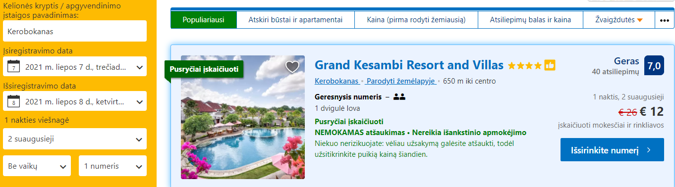 viešbutis balis