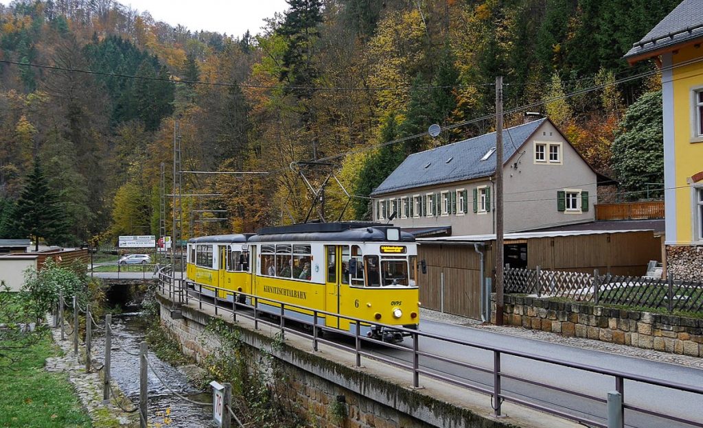 Kirnitzschtal tramvajaus kelias