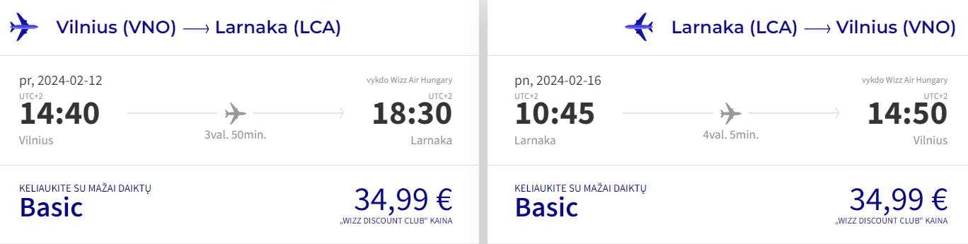 Skrydis larnaka