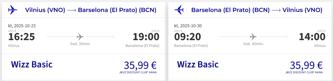 skrydis barselona